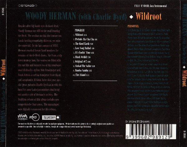 Woody Herman : Wildroot (CD, Album)