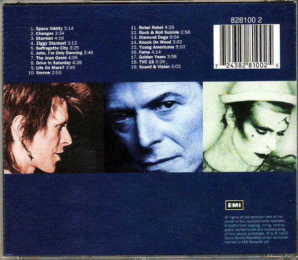 Bowie* : The Singles Collection 1 (CD, Comp)