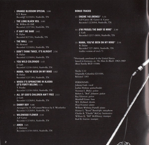 Johnny Cash : Orange Blossom Special (CD, Album, RE)