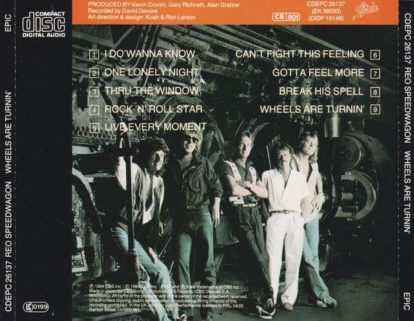 REO Speedwagon : Wheels Are Turnin' (CD, Album)