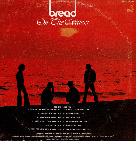Bread : On The Waters (LP, Album)