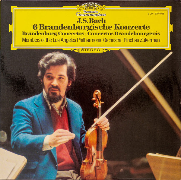 J.S. Bach* - Members Of The Los Angeles Philharmonic, Pinchas Zukerman : 6 Brandenburghische Konzerte (2xLP)
