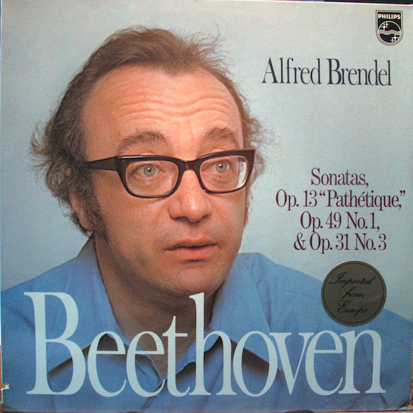 Beethoven*, Alfred Brendel : Sonatas Op.13, Op. 49 No. 1, Op. 31 No. 3 (LP)
