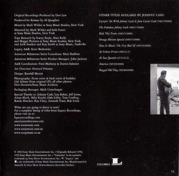Johnny Cash : Hymns By Johnny Cash (CD, Album, RE)