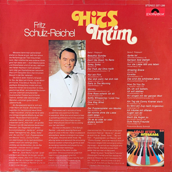 Fritz Schulz-Reichel : Hits Intim (LP)