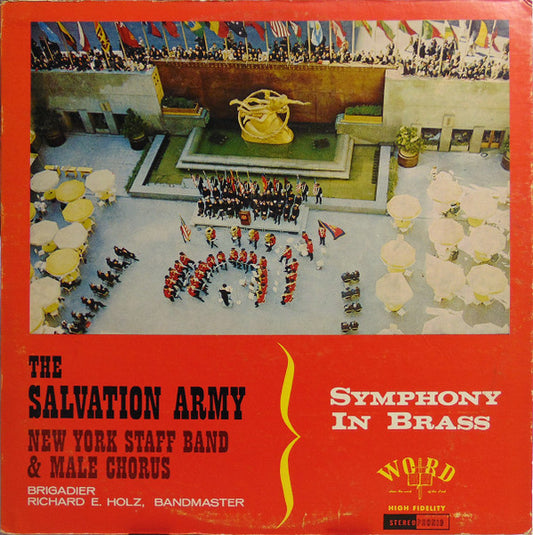 The Salvation Army New York Staff Band & Male Chorus*, Brigadier Richard E. Holz* : Symphony In Brass (LP, Album)