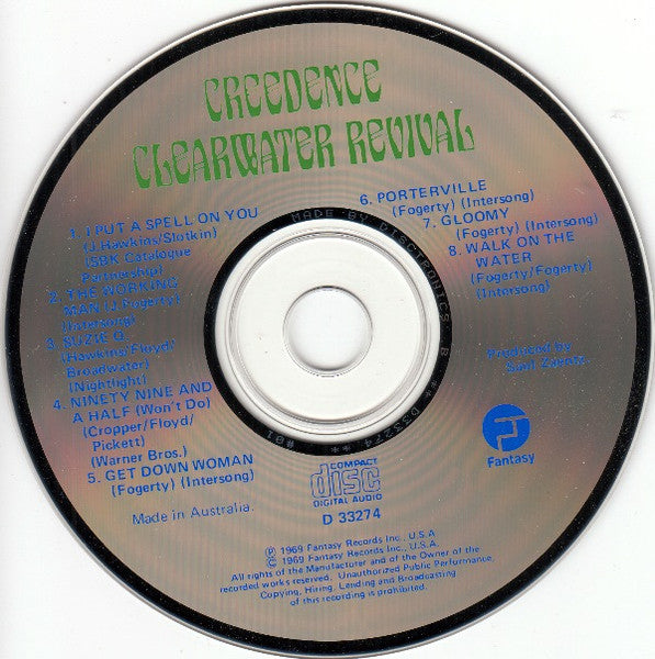Creedence Clearwater Revival : Creedence Clearwater Revival (CD, Album, RE)