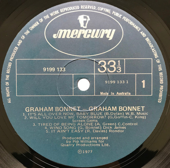 Graham Bonnet : Graham Bonnet (LP, Album)