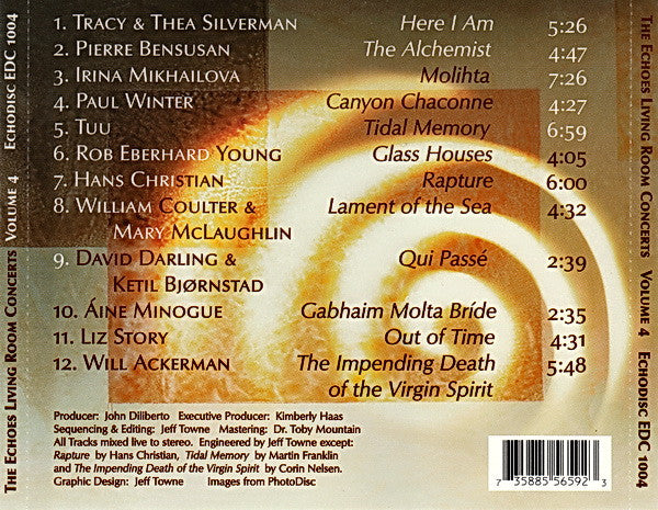 Various : The Echoes Living Room Concerts Volume 4 (CD, Album, Comp)