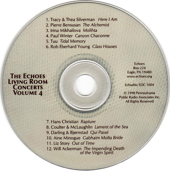 Various : The Echoes Living Room Concerts Volume 4 (CD, Album, Comp)