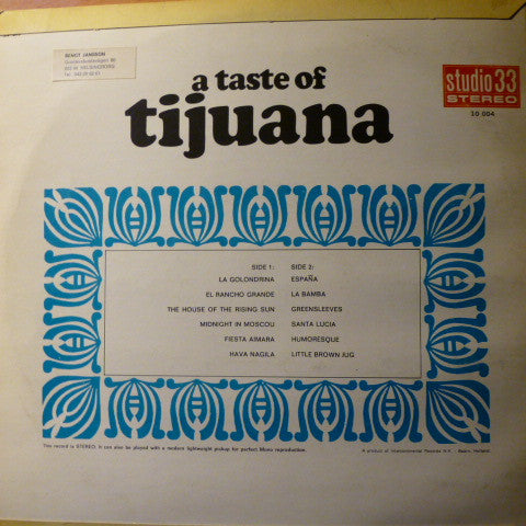 The Jack First Mariachi Brass* : A Taste Of Tijuana (LP, Album)