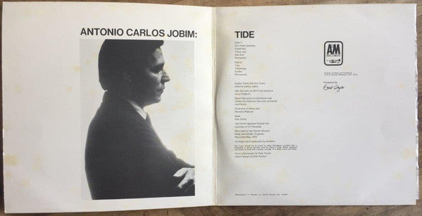 Antonio Carlos Jobim : Tide (LP, Album, Gat)