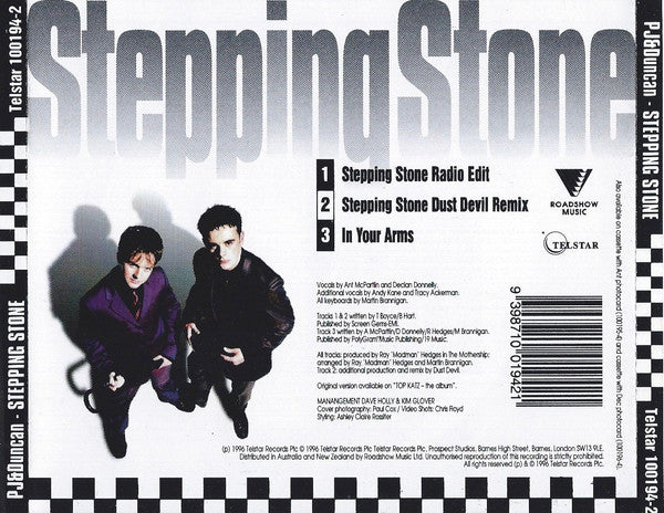 PJ & Duncan : Stepping Stone (CD, Single)