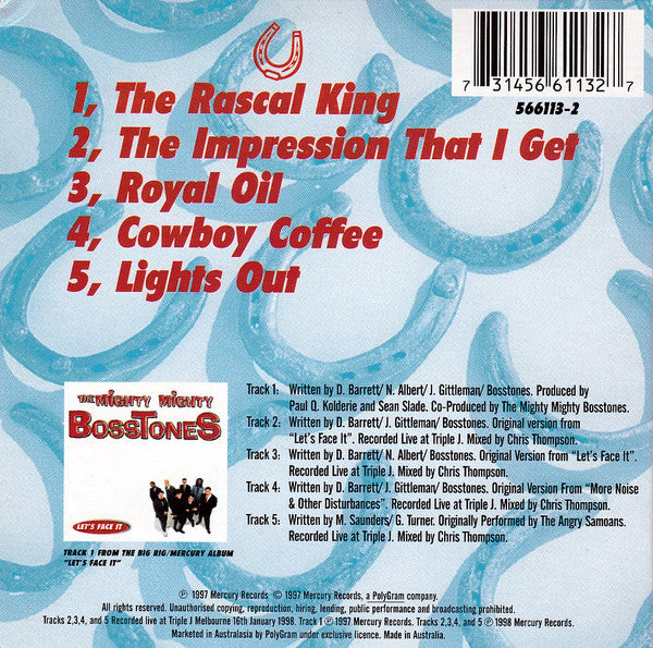 The Mighty Mighty Bosstones : The Rascal King (CD, Single, Car)
