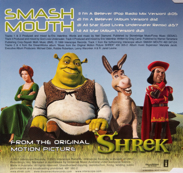 Smash Mouth : I'm A Believer (CD, Maxi)