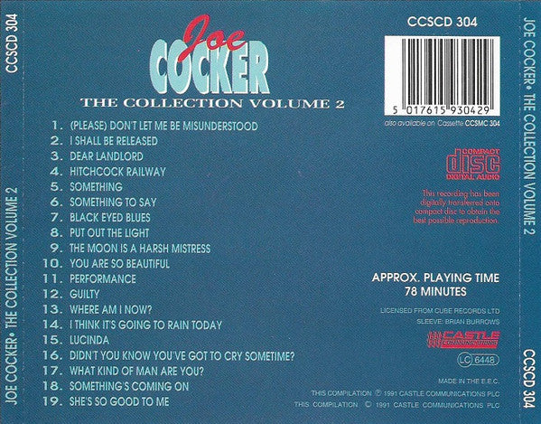 Joe Cocker : The Collection - Volume 2 (CD, Comp)