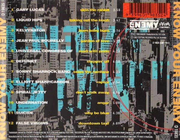 Various : Know Your Enemy (CD, Comp)