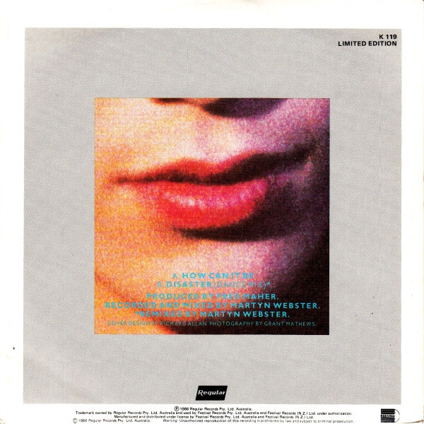 I'm Talking : How Can It Be (7", Single, Ltd, Pic)
