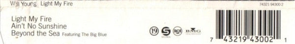 Will Young : Light My Fire (CD, Single, Son)