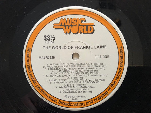 Frankie Laine : The World Of Frankie Laine (LP, Comp)