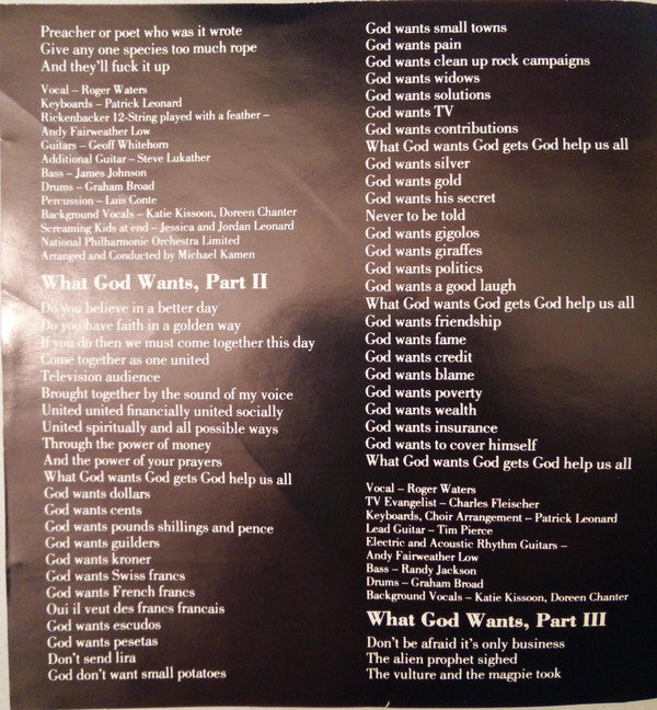 Roger Waters : Amused To Death (CD, Album)