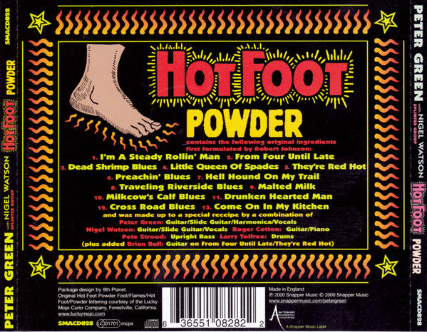 Peter Green Splinter Group With Nigel Watson : Hot Foot Powder (CD, Album, O-c)