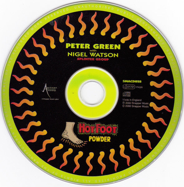 Peter Green Splinter Group With Nigel Watson : Hot Foot Powder (CD, Album, O-c)