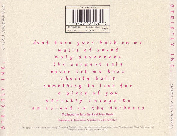 Strictly Inc. : Strictly Inc. (CD, Album)