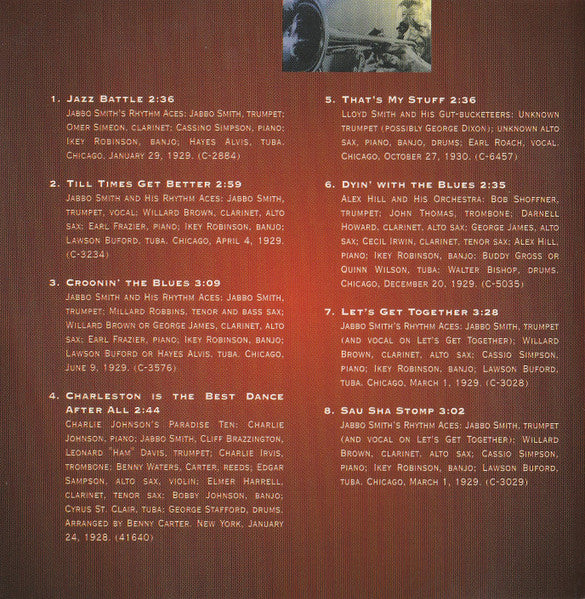 Jabbo Smith : Hot Jazz In The Twenties Volume 1 (CD, Comp, Mono)