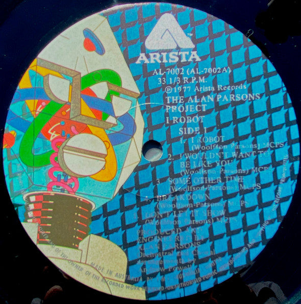 The Alan Parsons Project : I Robot (LP, Album, Gat)