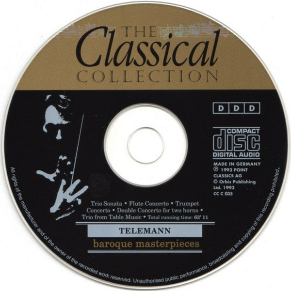 Telemann* : Baroque Masterpieces (CD, Comp)