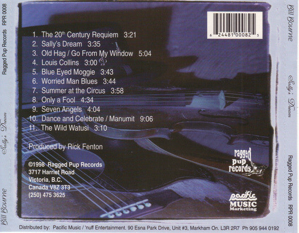 Bill Bourne : Sally's Dream (CD, Album)