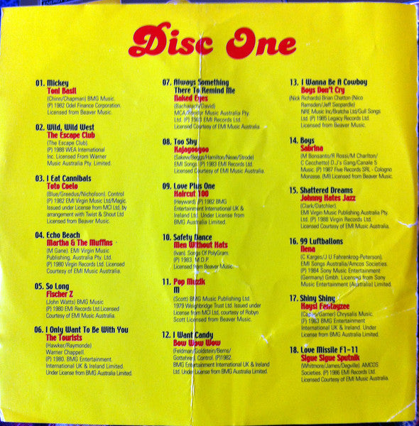Various : Say Cheese! Ultimate One Hit Wonders (2xCD, Comp)