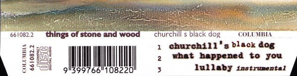 Things Of Stone & Wood : Churchills's Black Dog (CD, Single)