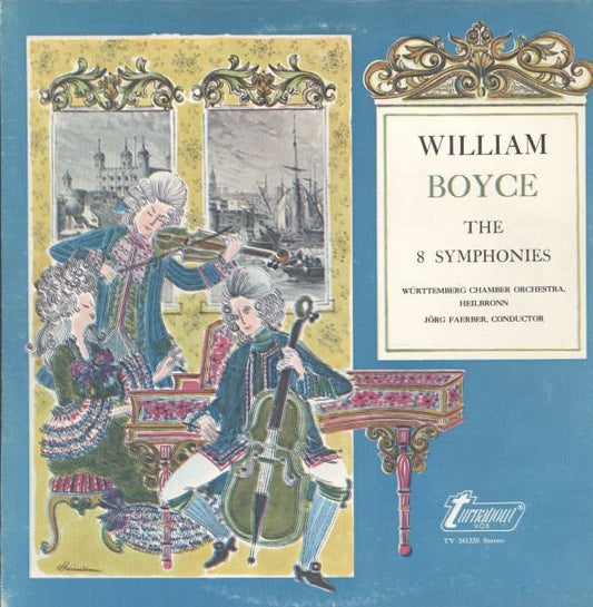 William Boyce, Württemberg Chamber Orchestra, Heilbronn*, Jörg Faerber : The 8 Symphonies (LP, Album)