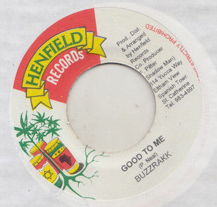 Buzzrakk : Good To Me (7")