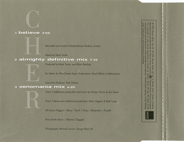 Cher : Believe (CD, Single)