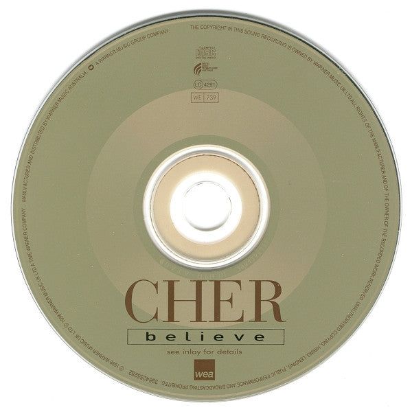 Cher : Believe (CD, Single)