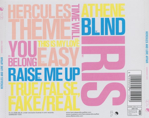 Hercules And Love Affair* : Hercules And Love Affair (CD, Album)