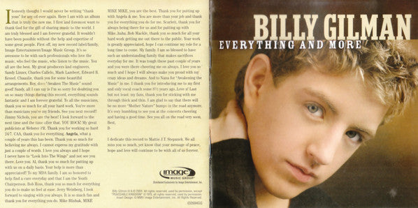 Billy Gilman : Everything And More (CD, Album)