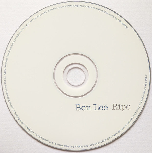 Ben Lee : Ripe (CD, Album)