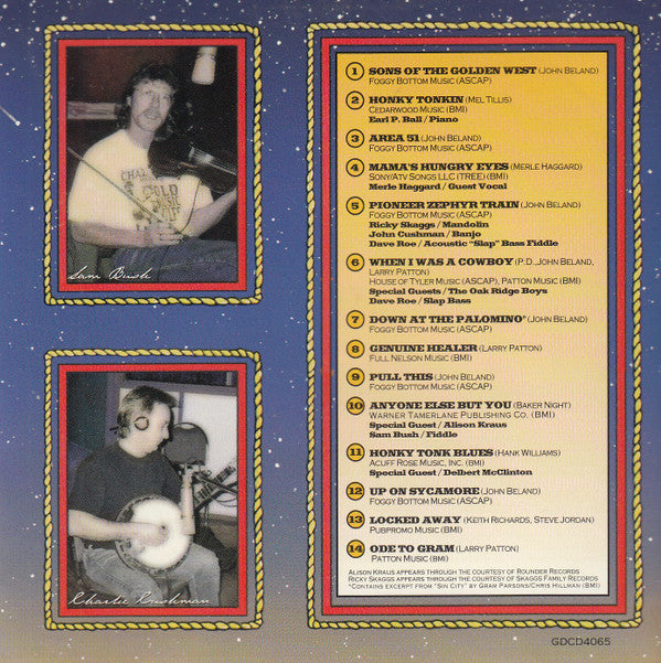 The Flying Burrito Bros : Sons Of The Golden West (CD, Album)