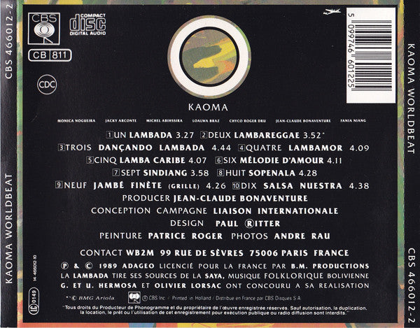 Kaoma : Worldbeat (CD, Album)