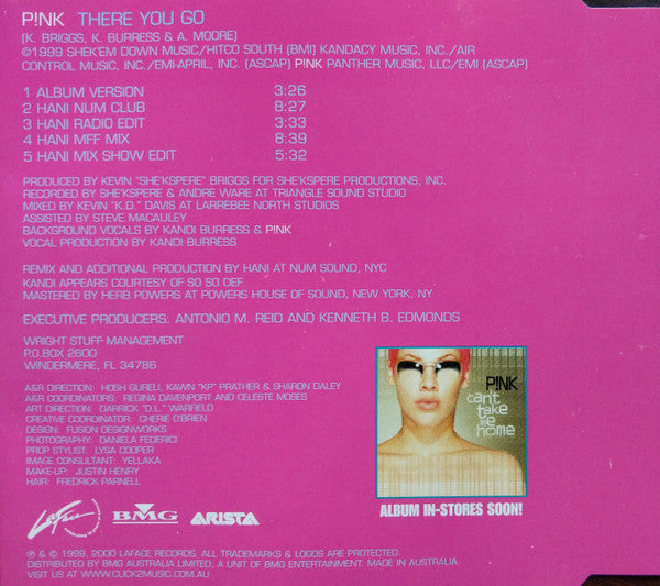 P!NK : There You Go (CD, Single)