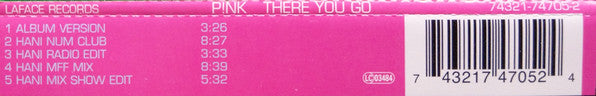 P!NK : There You Go (CD, Single)
