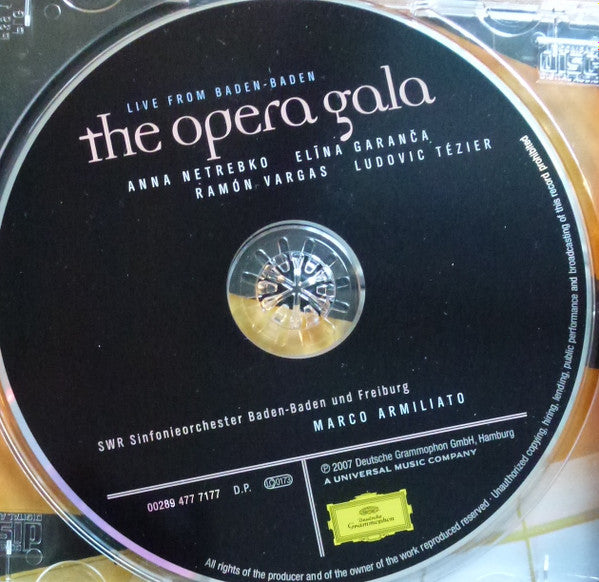 Anna Netrebko, Elīna Garanča, Ramón Vargas, Ludovic Tézier : The Opera Gala - Live From Baden-Baden (CD, Album)
