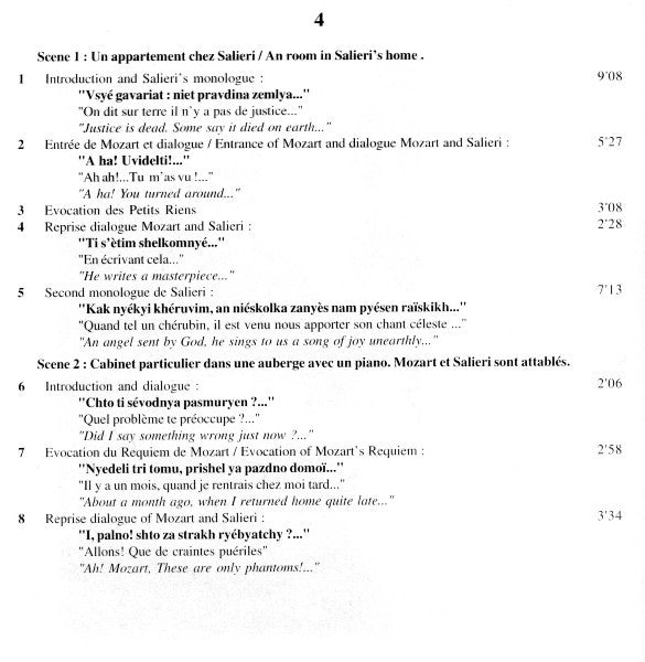 Rimsky-Korsakoff* - S. Lemiecheff*, A. Pirogoff*, Samossoud* : Mozart Et Salieri (CD, Comp, RM)