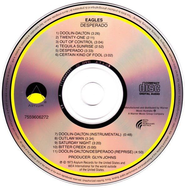 Eagles : Desperado (CD, Album, RE, RM)