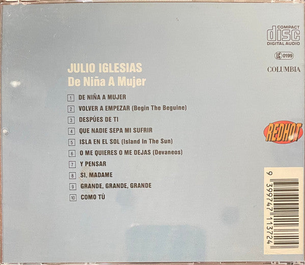 Julio Iglesias : De Niña A Mujer (CD, Album, RE)