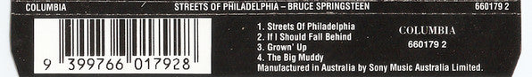 Bruce Springsteen : Streets Of Philadelphia (CD, Maxi)